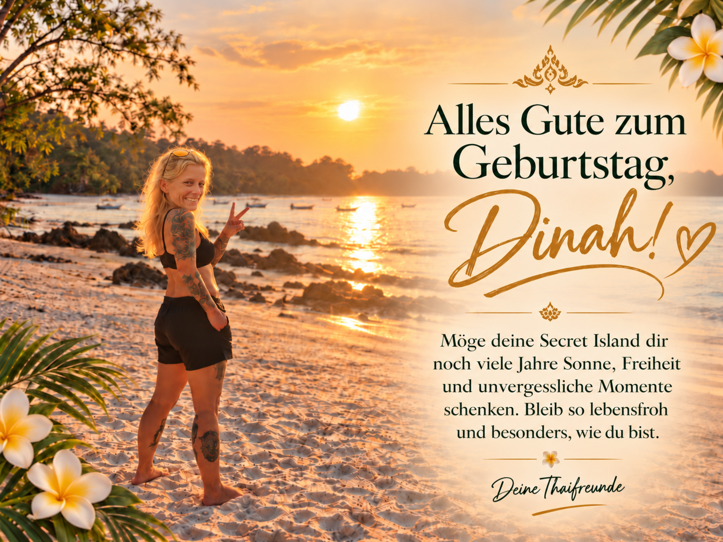 Geburtstagsgruß für Dinah Goebel