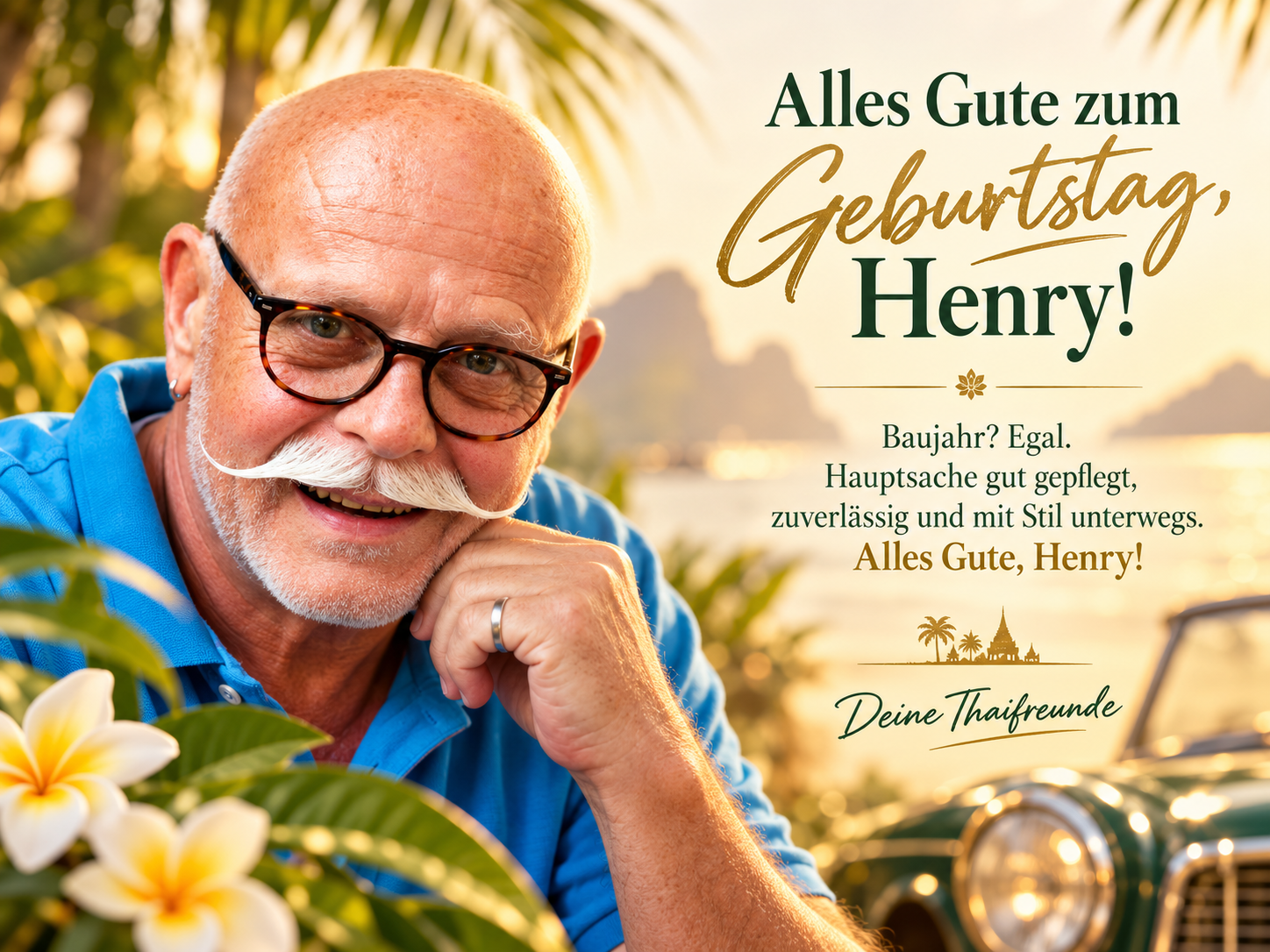 Geburtstagsgruß für Henry Textor